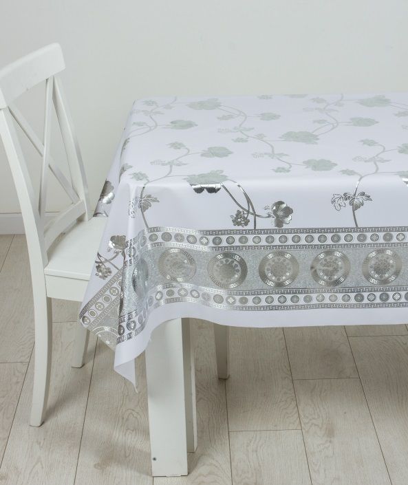 Клеенка на тк.основе "Аурум Колор" Серебро скифов (1.40х20м)