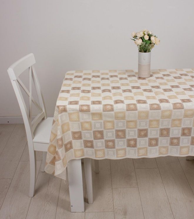 Клеенка ажурная "Lace Print" 211F-3   (1,37х20м)