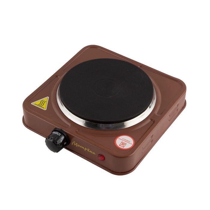 Электроплитка  Матрена МА-061 (1конф. 1,0кВт, диск) коричн.