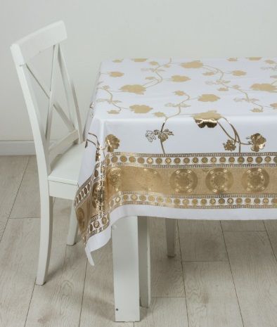 Клеенка на тк.основе "Аурум Колор" Золото скифов (1.40х20м)