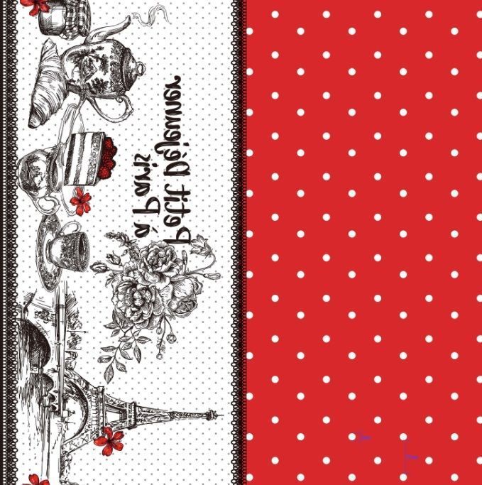 Клеенка на нетк.основе "Амарант" 5467A (1.40х20м)