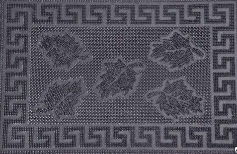 Коврик резиновый PIN MAT 45х75 (пять листьев)