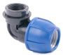 Отвод компрессионный с внутр.резьбой д.32х3/4"F для ПЭ труб ТурПласт