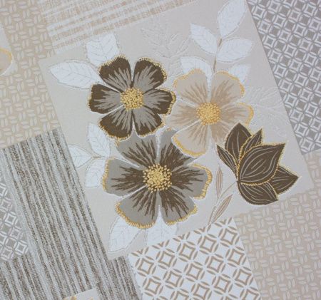 Клеенка на тк.основе "Аурум Колор" Цветочная композиция (1.40х20м)