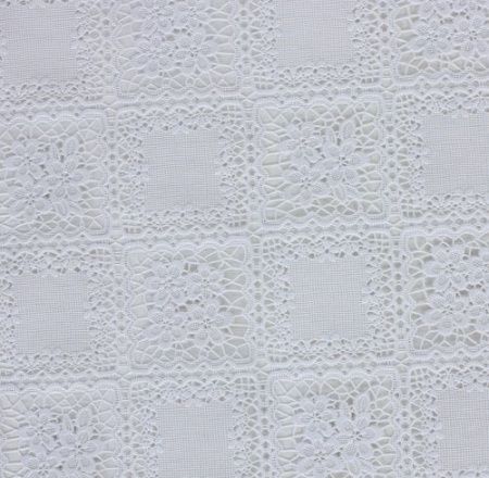 Клеенка ажурная "Lace Print" P-369W, бел (1,37х20м)