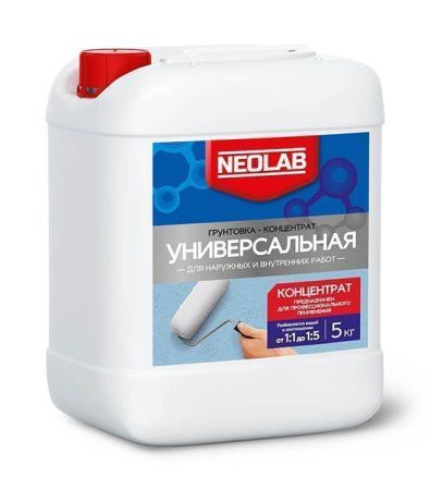 Грунтовка-концентрат универсальная 1:5 5 кг NEOLAB