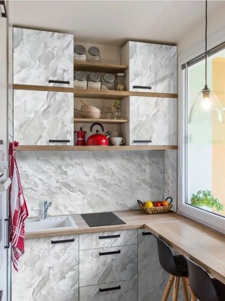 Пленка с/к Делюкс Professional арт.12020012 (мрамор) 0.45х6м