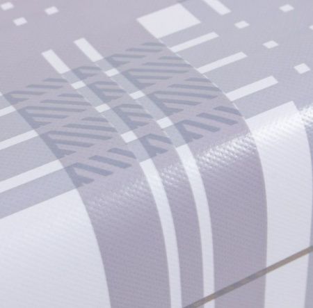 Клеенка на нетк.основе "Mirror" M 81973B Квадро (1,40х20м)