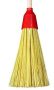 Метла пластиковая круглая большая с колпаком №10 ВИР с черенком В/С*