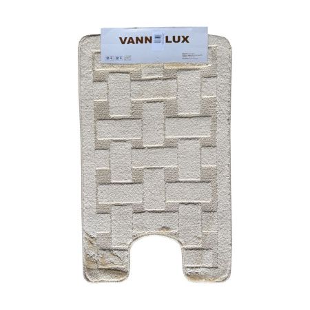 Коврик Vanna Lux туалет (1предмет) 50х80см бежевый