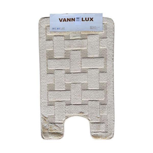 Коврик Vanna Lux туалет (1предмет) 50х80см бежевый