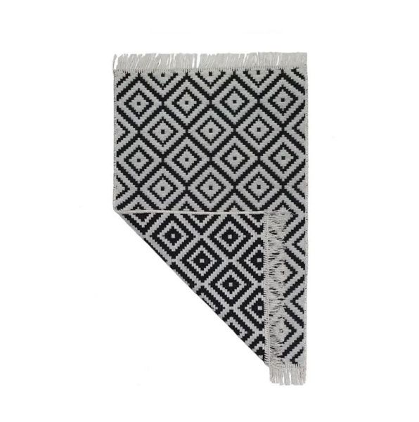 Коврик из хлопка 80*150 сер./черн. 57634 Kilim GOLD