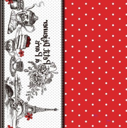 Клеенка на нетк.основе "Амарант" 5467A (1.40х20м)