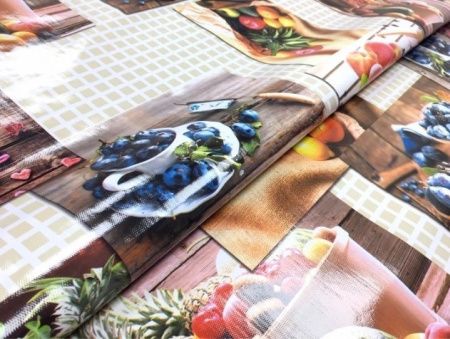 Клеенка на тк.основе "ГЛЯНЕЦ"  21350 (ST2148-2) (1.37х20м)