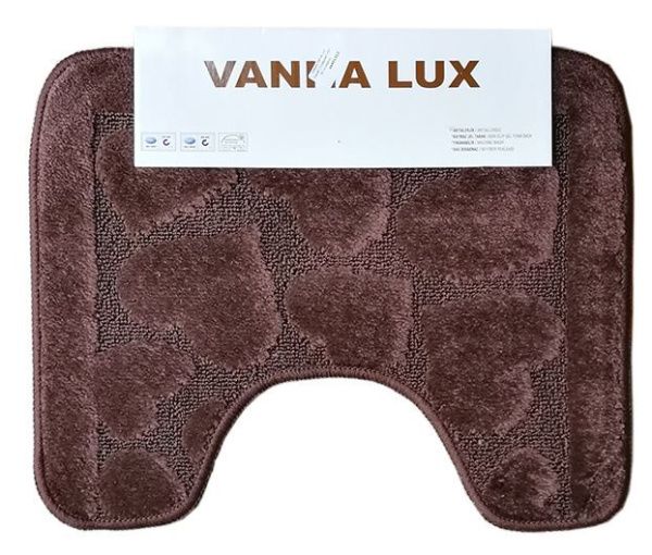 Коврик Vanna Lux туалет (1предмет) 40х50 см коричн.