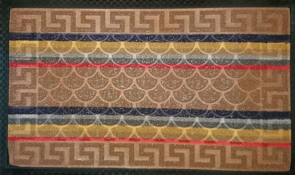 Коврик ворсовой Мультиколор 45х75 прямоугольный коричневый