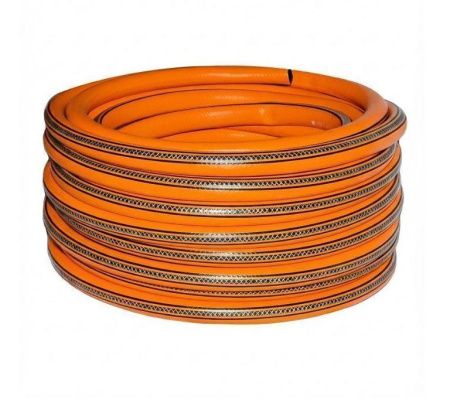Шланг арм d=3/4" 25м оранжевый с прозрачной полосой ТЭП