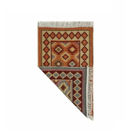 Коврик из хлопка 60*120 крем./кор. UK70431 Kilim Usak