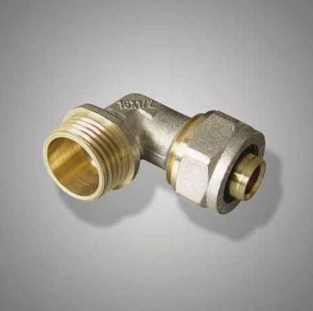 Угольник ц/ш FR 2604-L26х3/4М латунь Frap