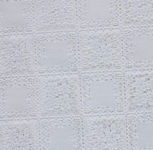 Клеенка ажурная "Lace Print" P-369W, бел (1,37х20м)