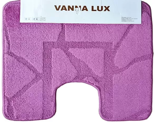 Коврик Vanna Lux туалет (1предмет) 50х60 см сирень
