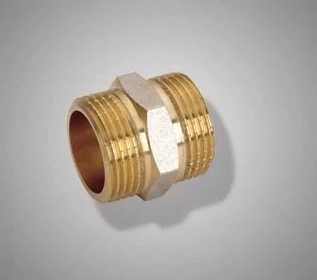Бочонок F 323.0705 (нар.-нар.) резьбовой латун. (S1"1/4 M*3/4 M) (уп.шт.)