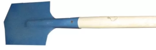 Лопата автомобилиста эмалированная ЛА-2 с дерев.черенком (упак. 5 шт.)
