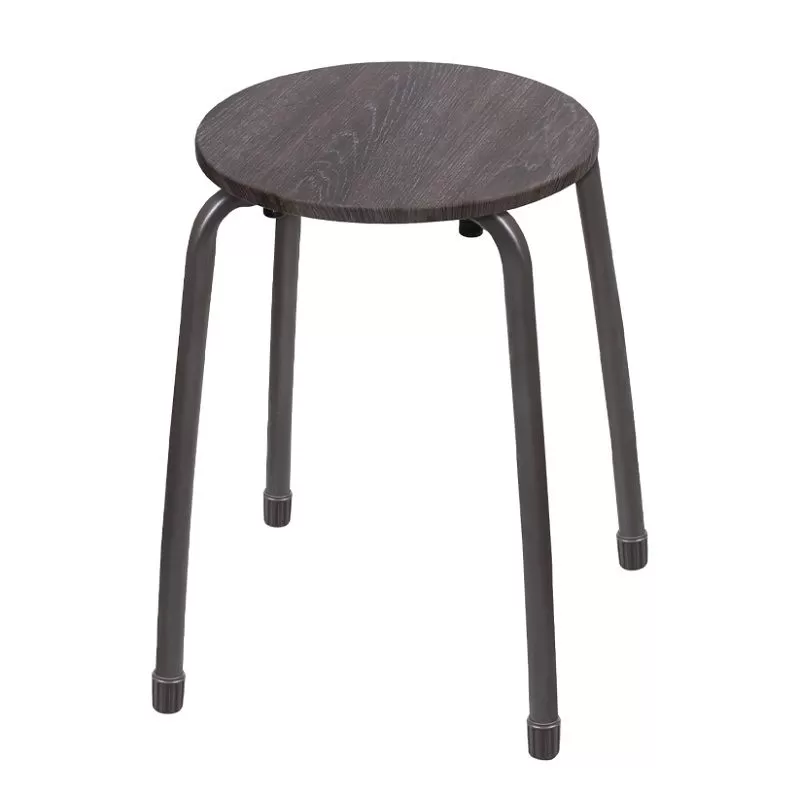 Табурет "Комфорт1" на 4-х опор. разборный круглый(МДФ) ТКМ1/ДШ дуб шале Ника