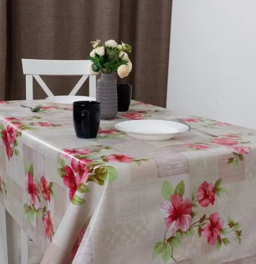 Клеенка на нетк.основе "Mirror" M 81486A Гибискус (1,40х20м)