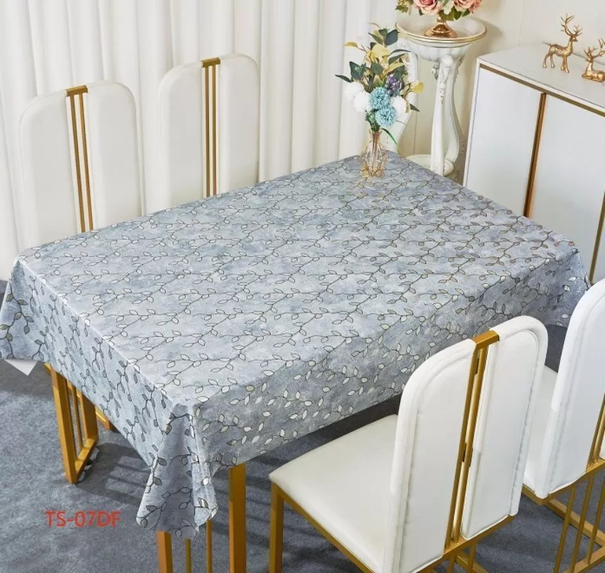 Клеенка на тк.основе лазерная "Жемчуг с принтом" 21691 (1.37х20м)