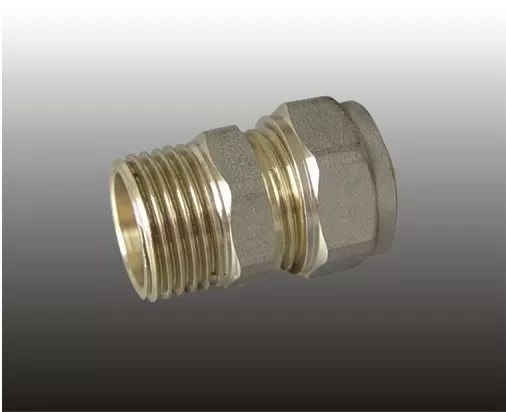 Соединитель прямой (патрубок) ц/ш латунь F 306.3206 (FR 3202-S32х1/2М) (уп.20шт.) Frap