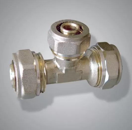 Тройник FR 2003 Т16х20х16 ц-ц-ц латунь (уп.5шт.) Frap