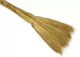 Веник сорго узбекский большой Премиум (4 луча) (связка 40/50 шт,)
